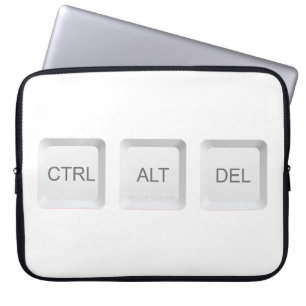 Tastenkombination CTRL ALT DEL für SlipperyJoe Laptopschutzhülle