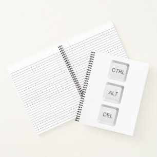Tastenkombination CTRL ALT DEL für SlipperyJoe Notizbuch