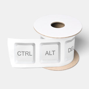 Tastenkombination CTRL ALT DEL für SlipperyJoe Satinband