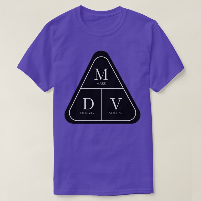 Tastenkombination für die Dichtegleichung T-Shirt (Design vorne)