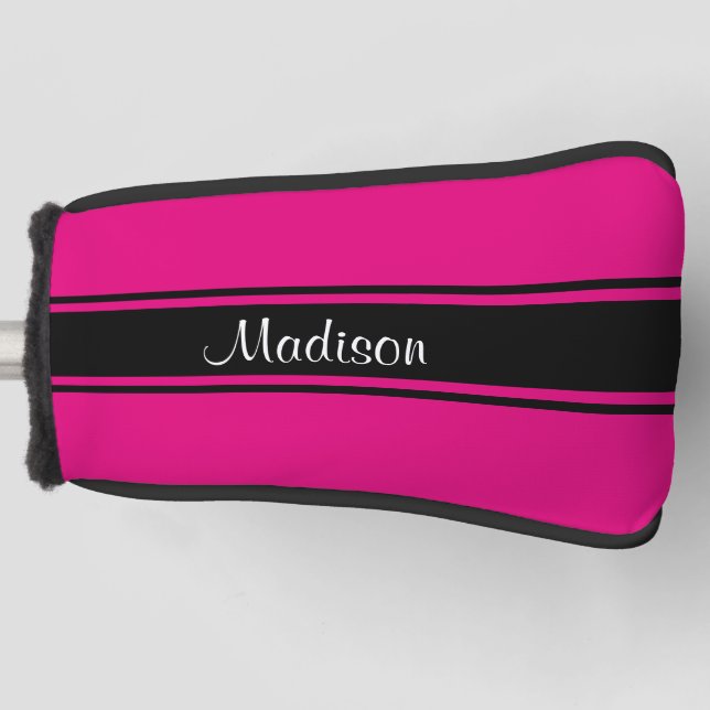 Tastenkombination für Schwarze Streifen Golf Headcover (Vorderseite)