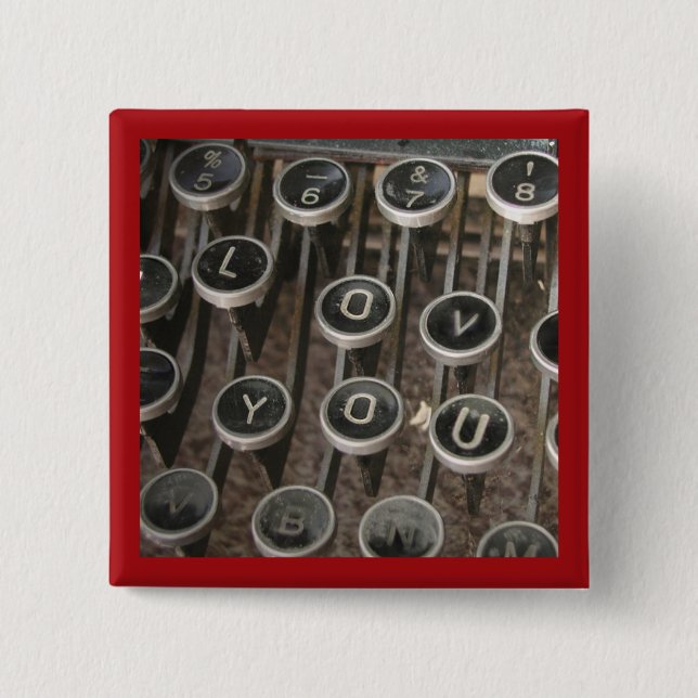 Tastenkombinationen "I Liebe You" Button (Vorderseite)