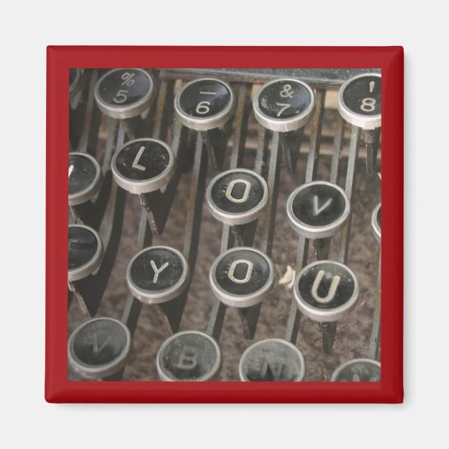 Tastenkombinationen "I Liebe You" Magnet (Vorne)