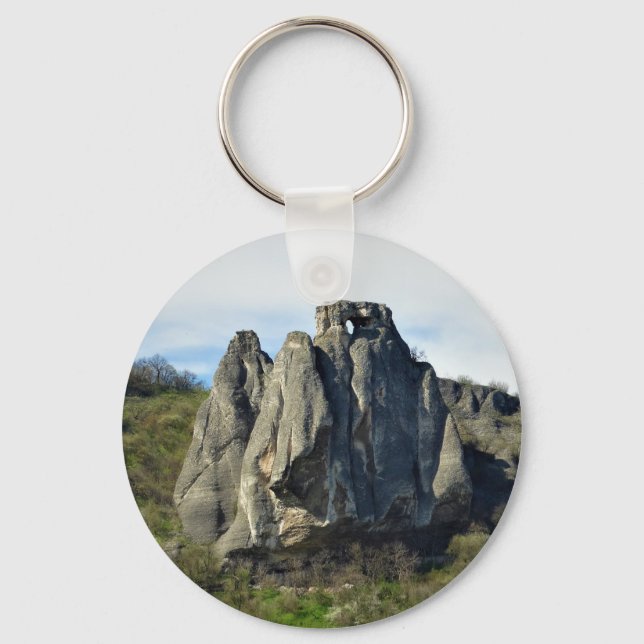 Tastenring für das Foto der schönen Klippen Schlüsselanhänger (Vorderseite)