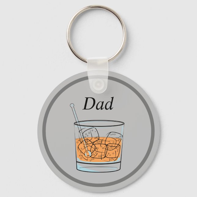 Tastenring für Whiskey-Vater Schlüsselanhänger (Vorderseite)