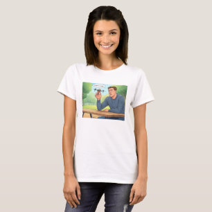 Tastes comme les femmes de poulet blanc T-shirt