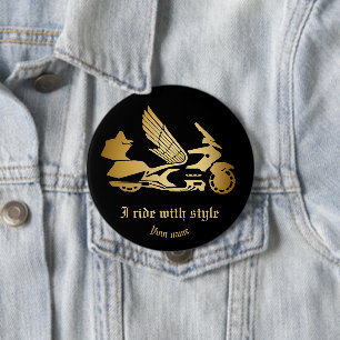Tastevolle Motorrad-Goldwing-Taste-Taste Button