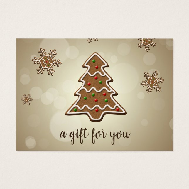 Tasty pain d'épices Christmas Tree Carte cadeau (Devant)