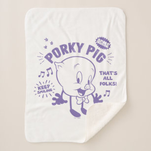 Tasty Retro Porky Pig Sherpadecke