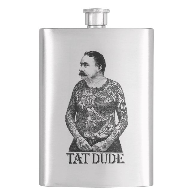 Tat Dude Flask Flachmann (Vorderseite)