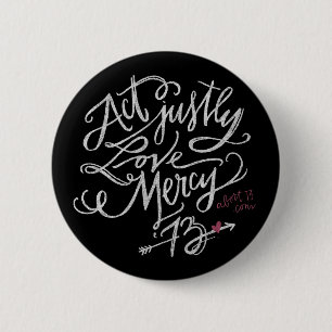 Tat gerecht. Liebe-Gnade. /Abort73.com Button