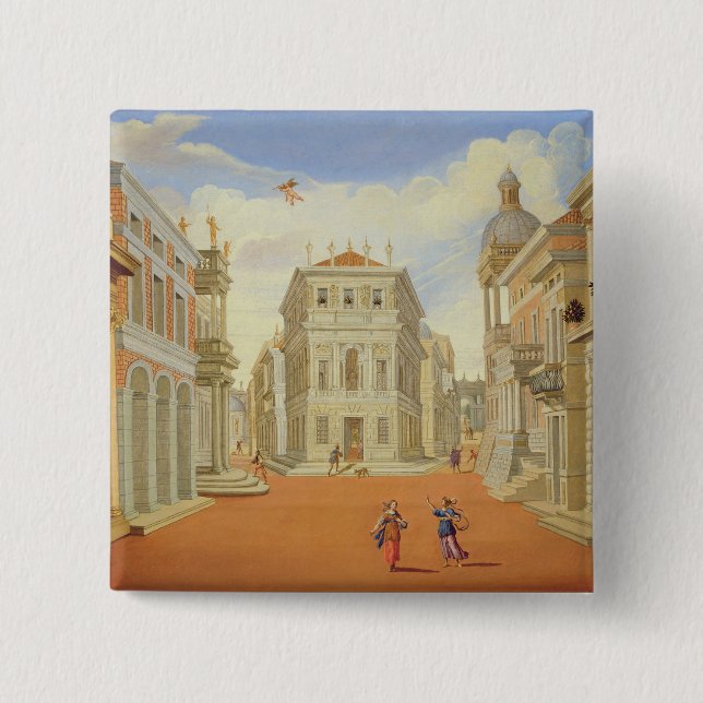 Tat II, Szenen I und VIII Button (Vorderseite)