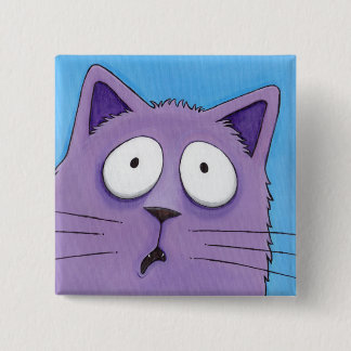 Tat jemand, B-B-BATH zu sagen?! Katzen-Knopf Button