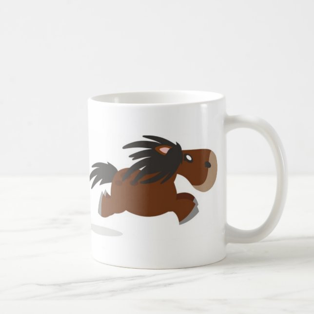 "Tat jemand, Tee zu sagen?" Pony-Tasse Kaffeetasse (Rechts)