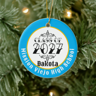 Tat Style Klasse 2027 Foto Abschlussfeier Keramik Ornament