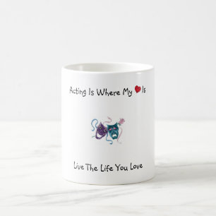 Tat, wo mein Herz ist Kaffeetasse