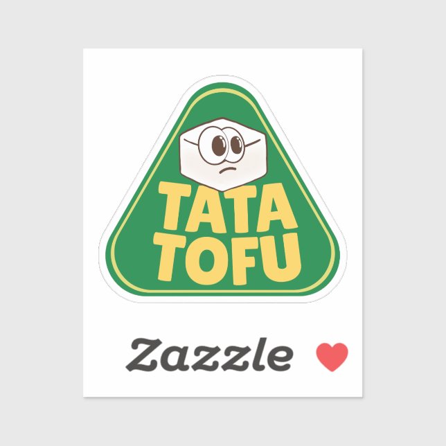 TATA TOFU NIEDLICHES ANIME TOFU PUN AUFKLEBER (Blatt)