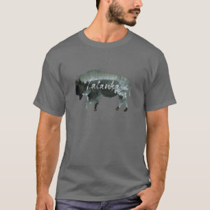 Tatanka Büffel-Bison-Natur-Landschaft T-Shirt