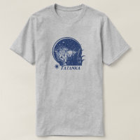 Tatanka Stern-Amerikanisches Büffel-/Bison-Blau