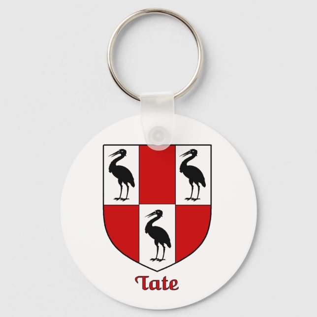 Tate Family Shield-Schlüsselanhänger Schlüsselanhänger (Vorderseite)
