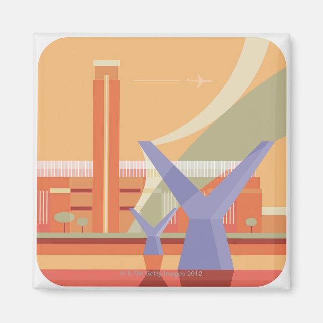 Tate Gallery und Millennium Bridge Magnet (Vorne)