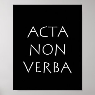 Taten statt Worte Poster