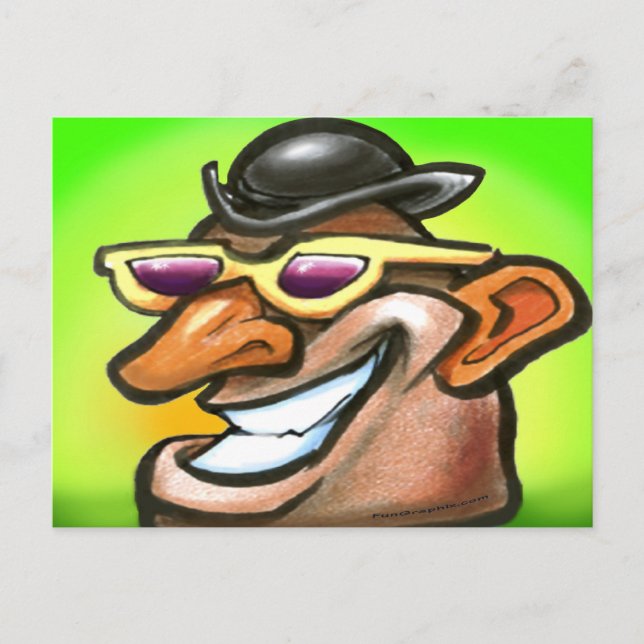 Tater Head Postkarte (Vorderseite)