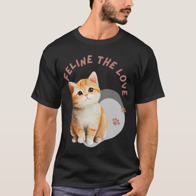Tater Tocat Meow Abstrakt Art T-Shirt (Vorderseite)
