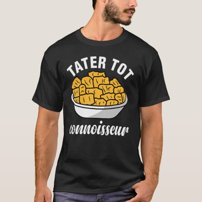 Tater Tot Connoisseur Funny Kids Shirt Shirts für  (Vorderseite)