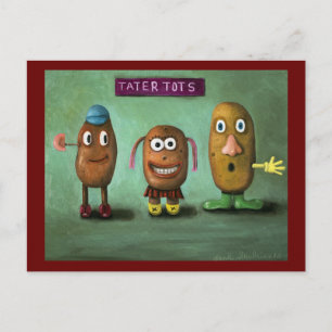Tater Tots Postkarte