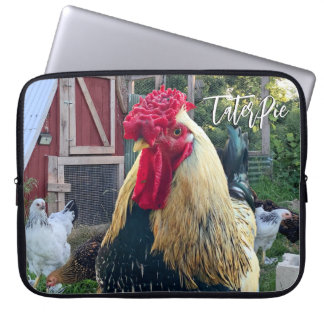 TaterPie der Rooster-Laptop-Sieb Laptopschutzhülle
