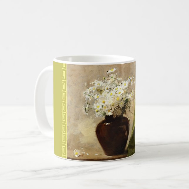 Tätige in einer Vase, Paul Fisher Kaffeetasse (Vorderseite Links)