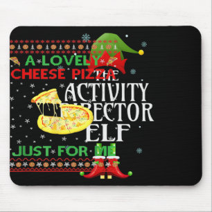 Tätigkeitsdirektor Elf Xmas Funny Family Matching Mousepad