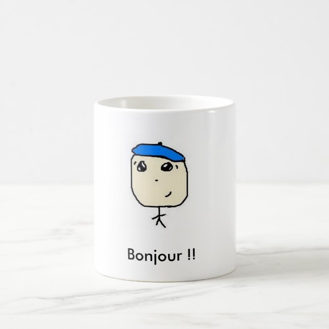 tato Franc, Bonjour!! Kaffeetasse (Mittel)