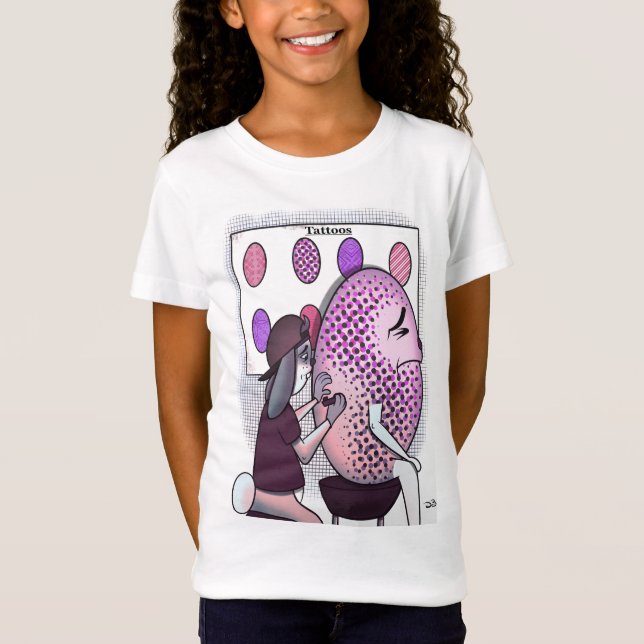 Tatoo Girls natürlicher T - Shirt (Vorderseite)