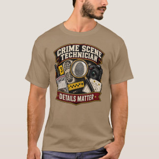 Tatorttechniker-Shirt, Forensische Beweise Te T-Shirt
