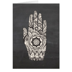Tatouage À La Main Au Henné Avec Fleur Lotus