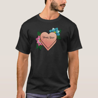 Tatouage Coeur Fleur - Créez votre propre T-shirt