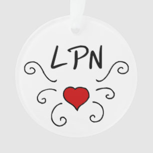 Tatouage d'amour des soins LPN