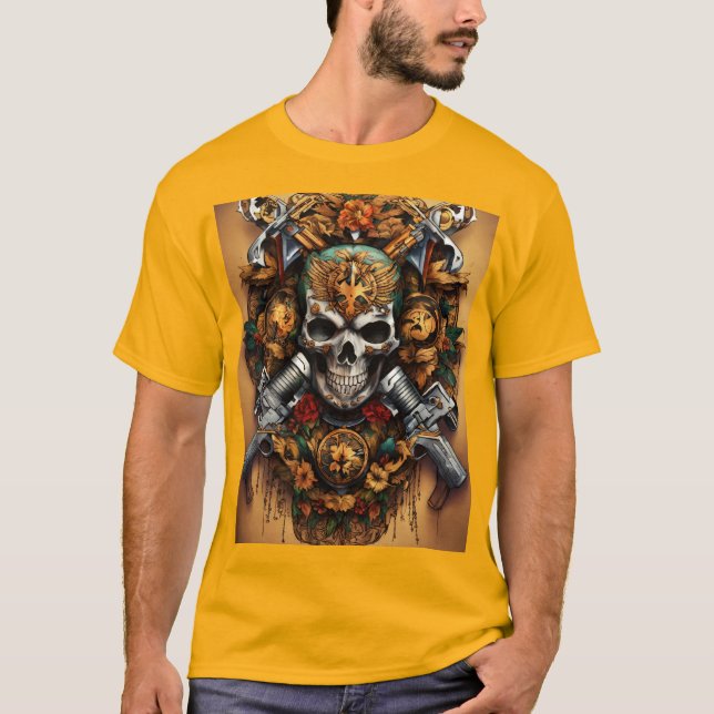 Tatouage Design Tshirt pour hommes (Devant)