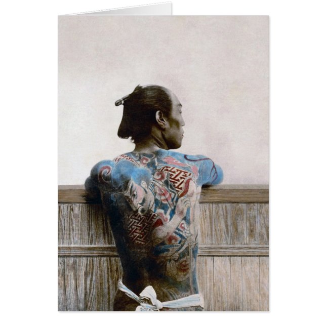 Tatouage Samurai - Carte (Devant)