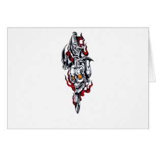 Tatouage tribal avec le crâne