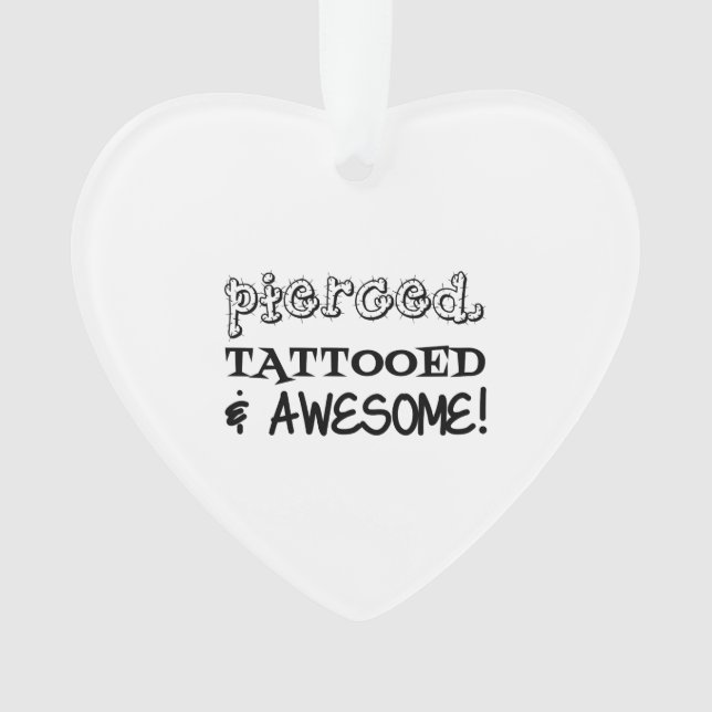 Tatoué Percé Et Génial (devant)