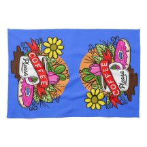 Tätowier Kaffee und Donut