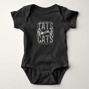 Tätowierer und Katzen Tattooist Tattooist Körper Baby Strampler