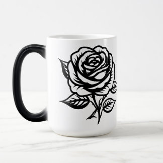 Tätowierkunst Rose Verwandlungstasse