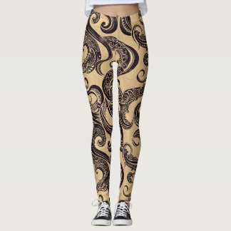 Tätowiermuster-Leggings Leggings