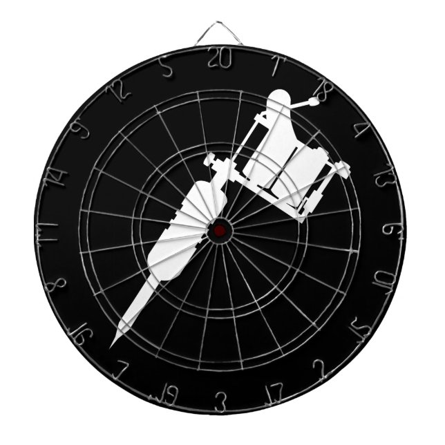 Tätowierpistole Dartscheibe (vorne)