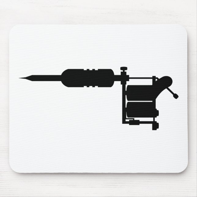 Tätowierpistole Mousepad (Vorne)