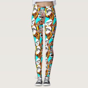 tätowiertes Bikinimodell Leggings